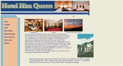 Desktop Screenshot of himqueenhotel.com